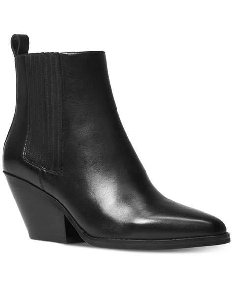 sinclair bootie michael kors|michael kors leather platform boots.